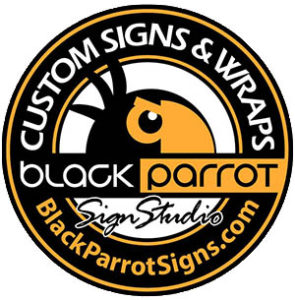 Black Parrot Signs